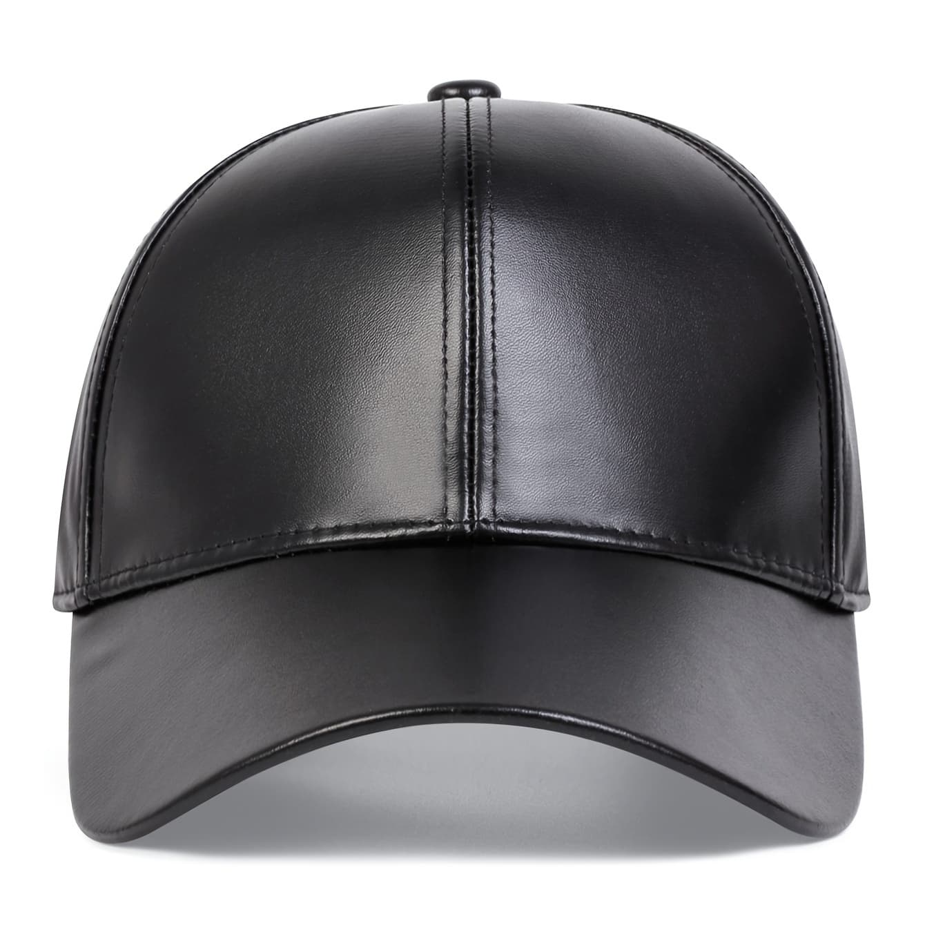 Black Leather Cap 1